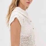 Lily Crochet Top Coconut Milk