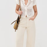 Lily Crochet Top Coconut Milk