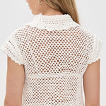 Lily Crochet Top Coconut Milk