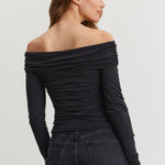 Regina Off the Shoulder Top Black