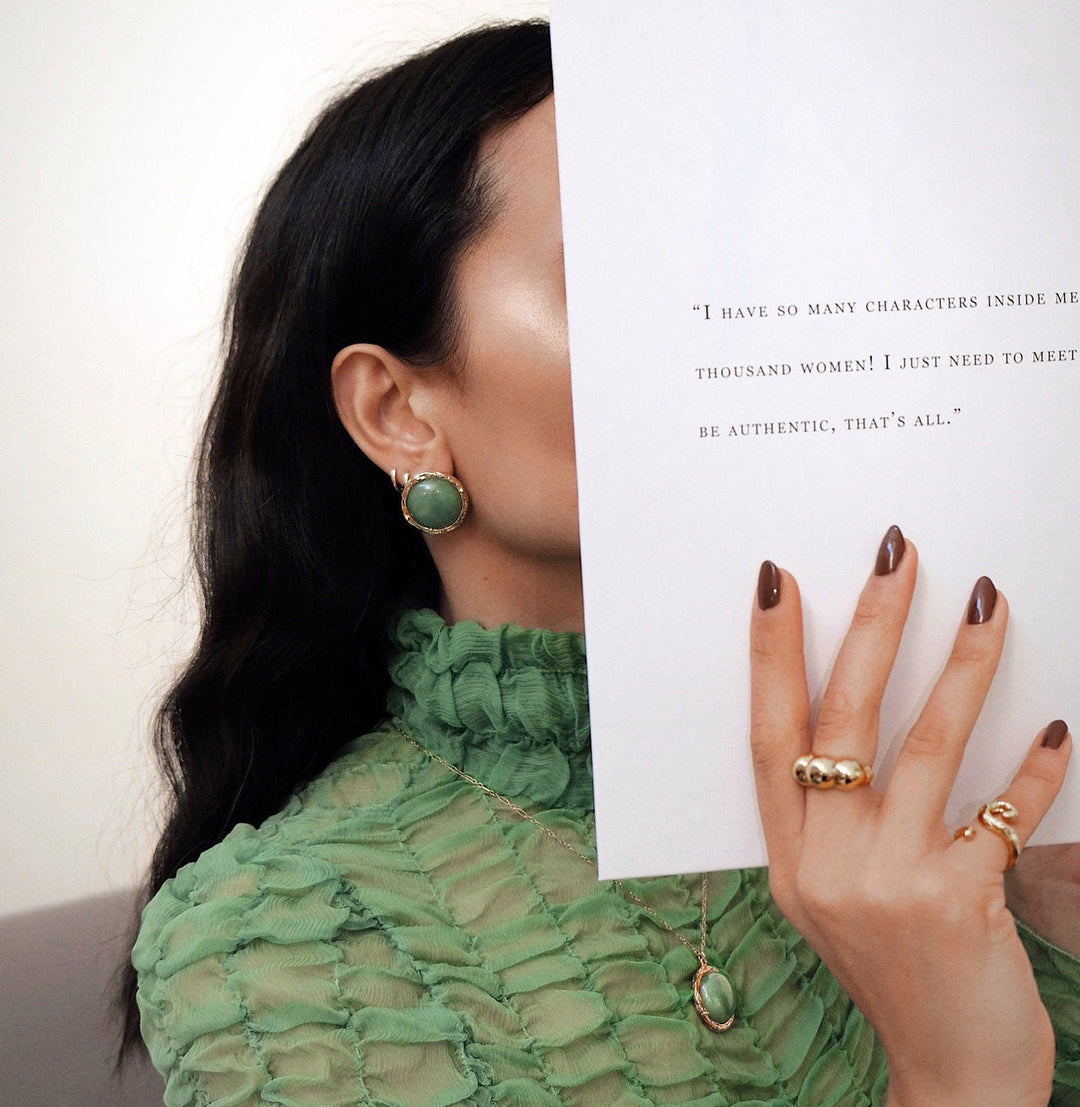 Cindy Earrings Aventurine