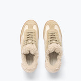 Jackie Stucco Suede with Shearling