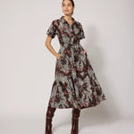 Joanne Midi Dress Castello Print