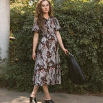 Joanne Midi Dress Castello Print