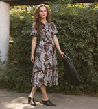 Joanne Midi Dress Castello Print