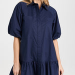 Crissy Cotton Poplin Dress Midnight