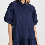 Crissy Cotton Poplin Dress Midnight