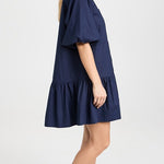 Crissy Cotton Poplin Dress Midnight