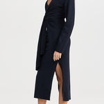 Skyla Wrap Dress Midnight