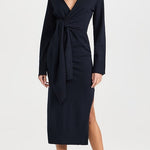 Skyla Wrap Dress Midnight