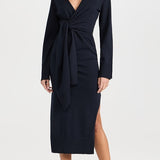 Skyla Wrap Dress Midnight