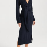 Skyla Wrap Dress Midnight