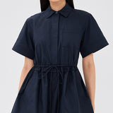 Dawson Shirt Dress Dark Midnight