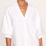Kate Shirt Salt White