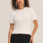 Kit Crew Feather Sweater Milk