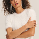 Kit Crew Feather Sweater Milk