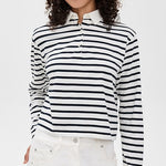 The Lexie Top Cream/Navy