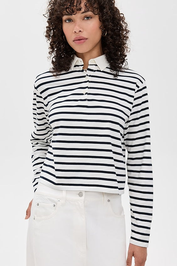 The Lexie Top Cream/Navy