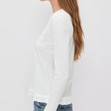 The Romeo Long Sleeve Heather Grey/White