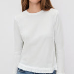 The Romeo Long Sleeve Heather Grey/White