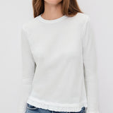 The Romeo Long Sleeve Heather Grey/White