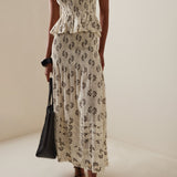 Ceres Skirt Shell Stripe Voile