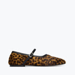 Laurel Mary Jane Flat Leopard Haircalf
