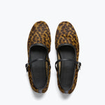 Laurel Mary Jane Flat Leopard Haircalf