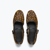 Laurel Mary Jane Flat Leopard Haircalf