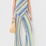 Kit Striped Knit Sweater Pants