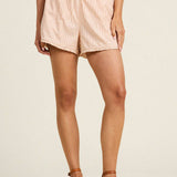 Lucille Short Maple Stripe