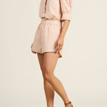 Lucille Short Maple Stripe