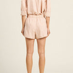 Lucille Short Maple Stripe