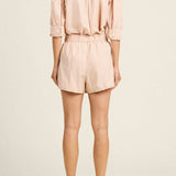 Lucille Short Maple Stripe