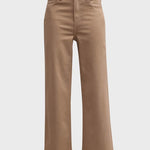 Anessa French Wide Leg Latte Luxe Coated