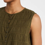 The Smocked Tank Juniper