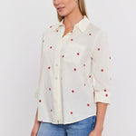 Emberly Embroidered Top