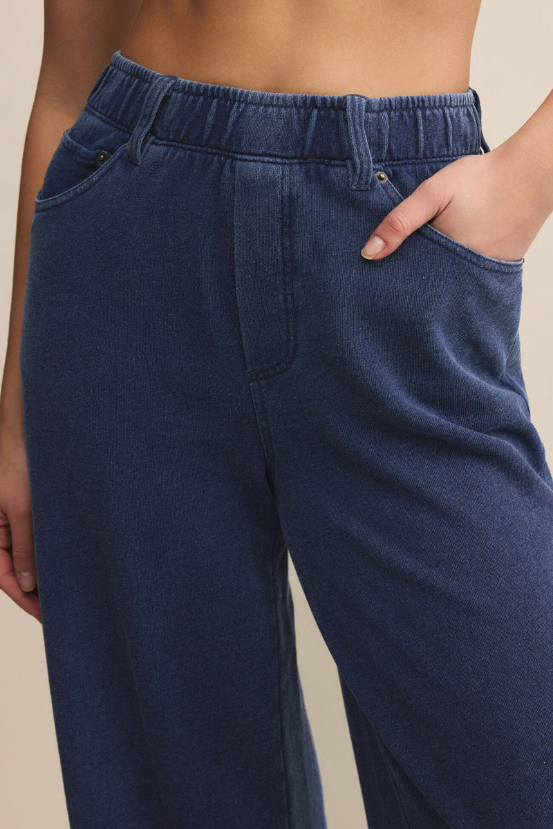 Entourage Knit Denim Pant Indigo