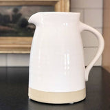 Farmhouse Ceramic Pitcher