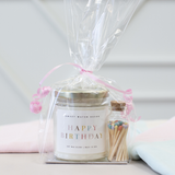 Happy Birthday Candle & Match Set