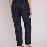 Patty Black Straight Drawstring Pants