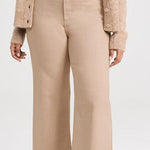 Anessa French Wide Leg Latte Luxe Coated