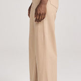 Anessa French Wide Leg Latte Luxe Coated