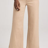 Anessa French Wide Leg Latte Luxe Coated