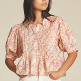 Birds of Paradis Jess Blouse Pink Currant