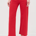 Penny Crop Pant Ruby Red