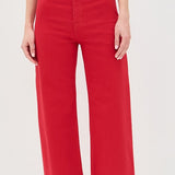 Penny Crop Pant Ruby Red