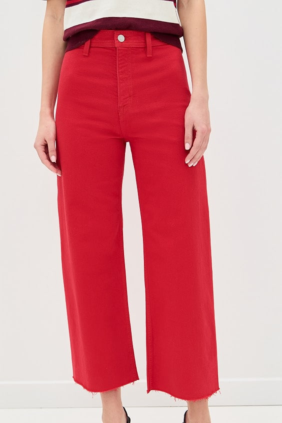 Penny Crop Pant Ruby Red