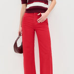 Penny Crop Pant Ruby Red