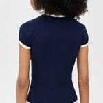 Renee Baby Ringer Tee Maritime (Navy) and White